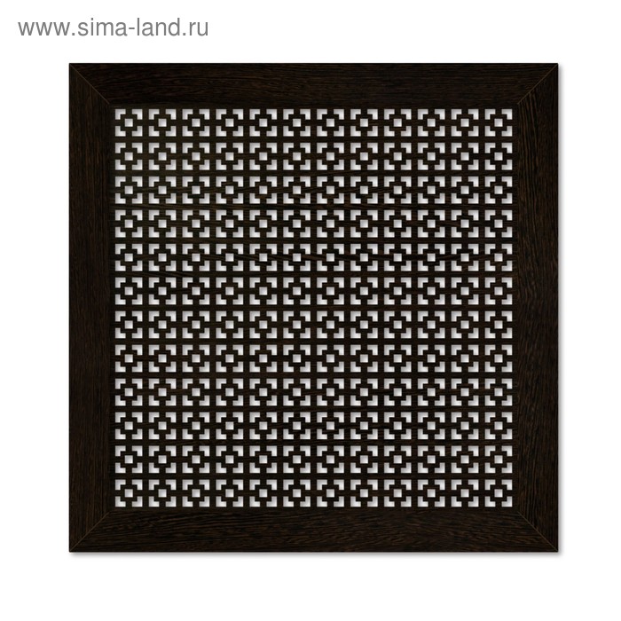 Экран для радиатора, Дамаско, венге, 60х60 см