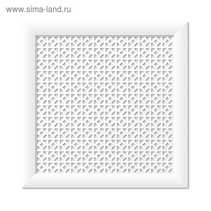 Экран для радиатора, Сусанна, белый, 60х60 см - Фото 1