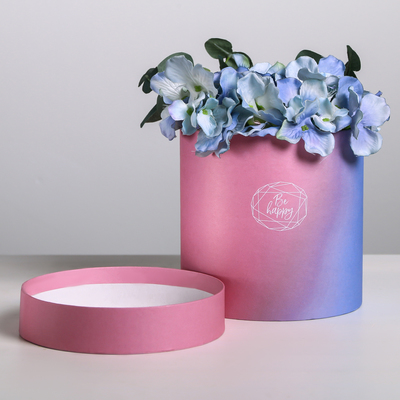 Коробка подарочная круглая, упаковка, «Пантон 08», 15 х 15 х 15 см