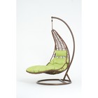 Подвесное кресло, с подушкой, искусственный ротанг, цвет коричневый, 44-003-01 - Фото 1