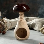 Орехокол "Грибок", 10 х 6 см, массив бука, микс - Фото 5