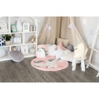 Одеяло-плед "Крошка Я" Единорог 90х90 см, велюр, 100% пэ, синтепон 100г/м2  (артикул 4060563)  большой выбор товаров оптом и в розницу по низким ценам с доставкой