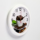 Часы настенные, интерьерные: Кухня, "Зерна кофе", d-23 см - Фото 2