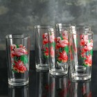 Набор стаканов для сока «Фламинго», стеклянный, 250 мл, 6 шт - фото 318188998