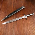 Сувенирный меч "Жало", ножны с металлической окантовкой, чёрные, 60 см - фото 11691664