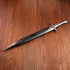 Сувенирный меч "Жало", ножны с металлической окантовкой, чёрные, 60 см - Фото 2