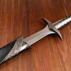 Сувенирный меч "Жало", ножны с металлической окантовкой, чёрные, 60 см - Фото 3