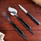 Набор туриста в чехле 5 в 1 Мастер К, черный - Фото 4