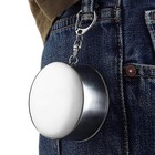 Складной стакан, 150 мл, d=6.5 см, с карабином, нержавеющая сталь - Фото 4