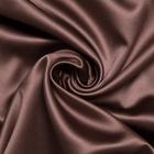 Штора портьерная «Этель» 145×265 см, двусторонний блэкаут, цвет Шоколад, пл. 240 г/м², 100% п/э - Фото 3