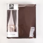 Штора блэкаут портьерная «Этель», 145×265 см, шоколадная - Фото 5