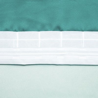 Штора портьерная «Этель» 270×300 см, двусторонний блэкаут, цвет Аквамариновый, пл. 240 г/м², 100% п/э