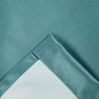 Штора портьерная Этель 145×265 см, двусторонний блэкаут, цвет Серо-голубой, пл. 240 г/м² - Фото 5