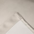 Штора портьерная «Этель» 130×300 см, двусторонний блэкаут, цвет Серебряный, пл. 240 г/м², 100% п/э - Фото 5