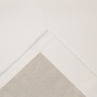 Штора портьерная «Этель» 250×265 см, двусторонний блэкаут, цвет Белый, пл. 240 г/м², 100% п/э - Фото 3