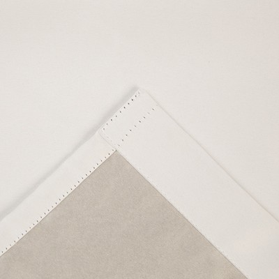 Штора портьерная «Этель» 270×300 см, двусторонний блэкаут, цвет Белый, пл. 240 г/м², 100% п/э