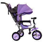 Велосипед трёхколёсный Лучик Малют 1, надувные колёса 10"/8", цвет фиолетовый - Фото 2