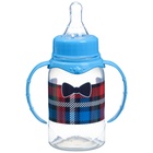 Подарочный детский набор M&B «Джентльмен»: бутылочки для кормления 150 и 250 мл, прямые, от 0 мес., голубой - Фото 9