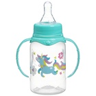 Подарочный детский набор M&B «Волшебная пони»: бутылочки для кормления 150 и 250 мл, прямые, от 0 мес., розовый - Фото 11