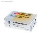 Акварель художественная «Белые ночи», 2.5 мл, неаполитанская светло-жёлтая, в кювете - фото 804143042