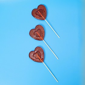 Леденцовая карамель на палочке Dendy Candy, «Сердце», 40 г (комплект 30 шт)