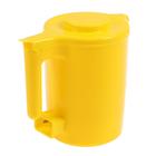 Чайник электрический "Капелька", пластик, 0.5 л, 600 Вт, желтый - фото 9558182