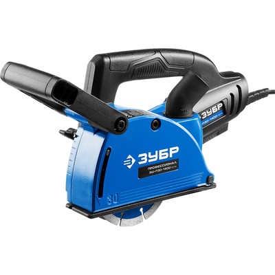 Штроборез «ЗУБР» ЗШ-П30-1400 ПСТ, 1400 Вт, 125×22.2 мм, глубина реза 3-30 мм, плавный пуск