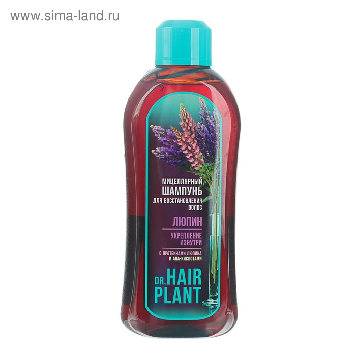 Шампунь для волос мицеллярный Dr.Hair Plant "Люпин" для восстановления, 1 л - Фото 1