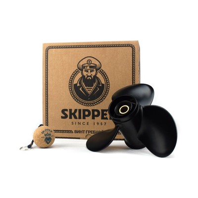 Винт гребной Skipper, Suzuki 9.9-15 л.с., алюминий, шаг 8, d=9 1/4 дюйма