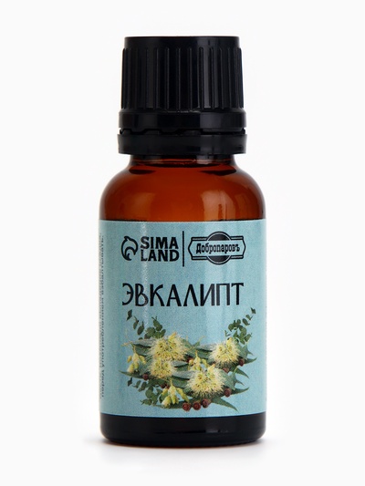 Набор эфирных масел эвкалипт, мята, кедр, «Добропаровъ», 3 шт. по 17 мл