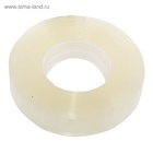 Клейкая лента 12 мм × 66 м, прозрачная - Фото 2