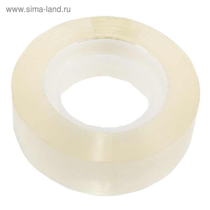 Клейкая лента 15 мм × 33 м, прозрачная - Фото 1