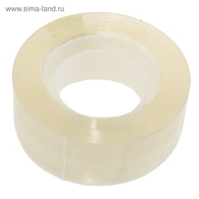 Клейкая лента 19 мм ? 33 м, прозрачная (комплект 8 шт)