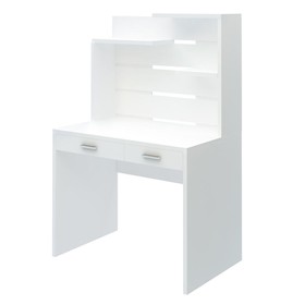 Стол с надстройкой, 1000 × 620 × 1520 мм, цвет белый жемчуг