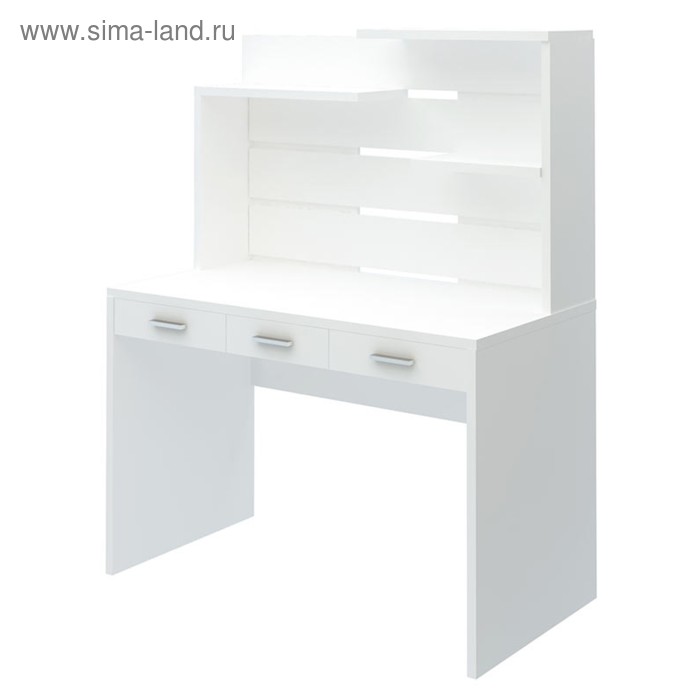 Стол с надстройкой, 1200 × 680 × 1520 мм, цвет белый жемчуг - Фото 1