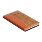 Записная книжка А6, 72 листа, обложка ПВХ, коричневая - Фото 4