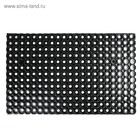 Коврик ячеистый грязесборный, 50×80×1,6 см, цвет чёрный - Фото 2