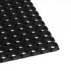 Коврик ячеистый грязесборный, 50×80×1,6 см, цвет чёрный - Фото 5