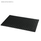 Коврик ячеистый грязесборный, 50×80×1,6 см, чёрный - Фото 6