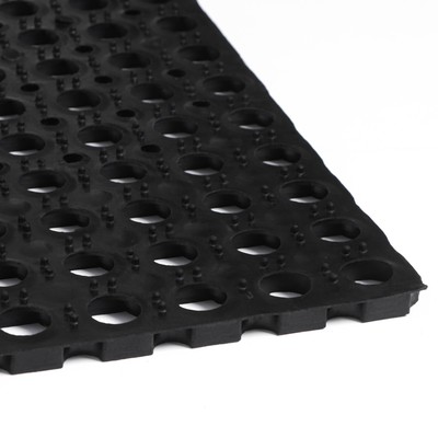 Коврик ячеистый грязесборный, 50×100×1.6 см, чёрный