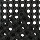 Коврик ячеистый грязесборный, 100×150×1,6 см, цвет чёрный - Фото 3