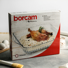 Форма для запекания Paşabahçe Borcam, 3.2 л, 28×28×6 см, с ручками, жаропрочное стекло - Фото 4