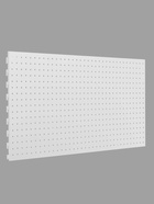 Панель перфорированная для стеллажа, 35×89 см, шаг 2.5 см, белая - Фото 6