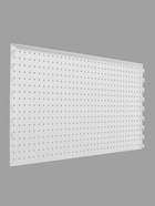 Панель перфорированная для стеллажа, 35×89 см, шаг 2.5 см, белая - Фото 4