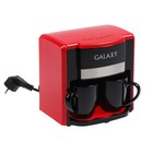 Кофеварка Galaxy GL 0708, капельная, 750 Вт, 0.3 л, красная - Фото 1