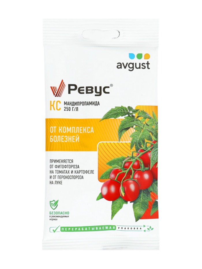Средство от болезней томатов «Ревус», ампула, 3 мл, «Август»