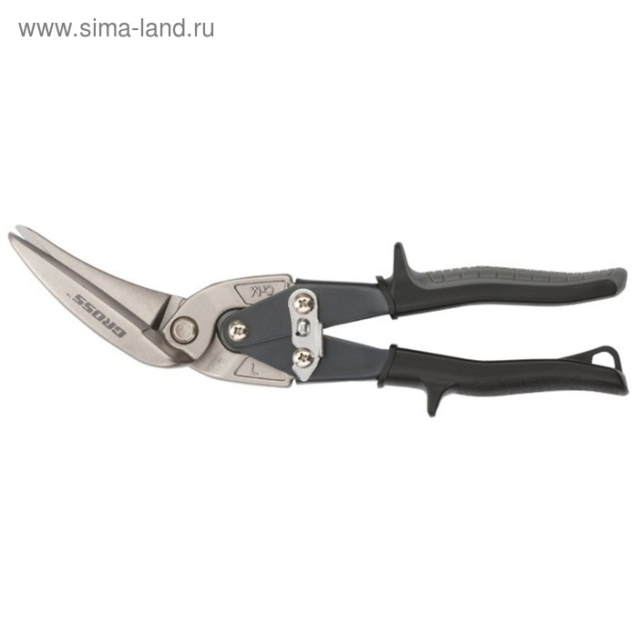 Ножницы по металлу Gross PIRANHA 78331, 270 мм, прямой и левый проходной рез, СrMo - Фото 1