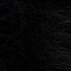 Шерсть для валяния "Кардочес" 100% полутонкая шерсть 100гр (003 чёрный) - Фото 3
