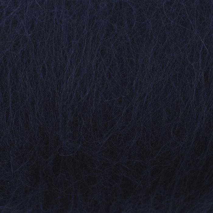 Шерсть для валяния "Кардочес" 100% полутонкая шерсть 100гр (173 синий) - Фото 1
