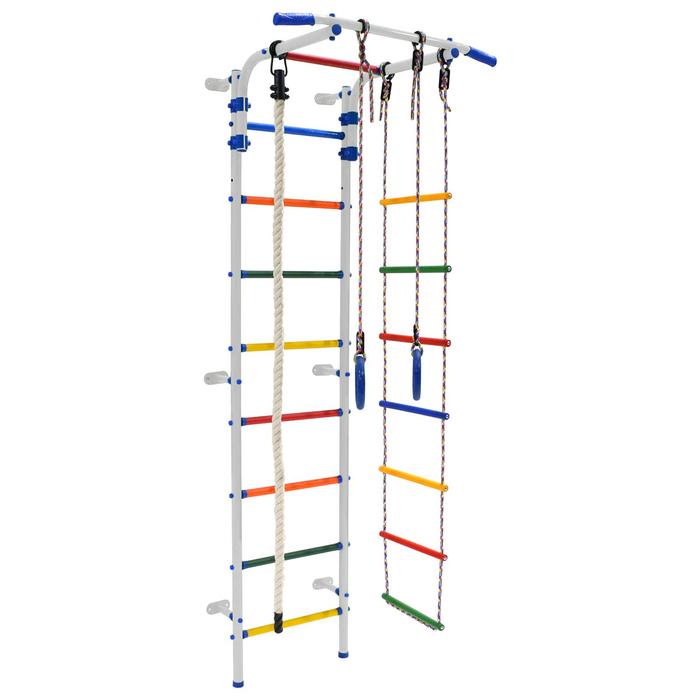 Детский спортивный комплекс Start 3, 700 × 470 × 2050 мм, цвет белый/радуга - Фото 1